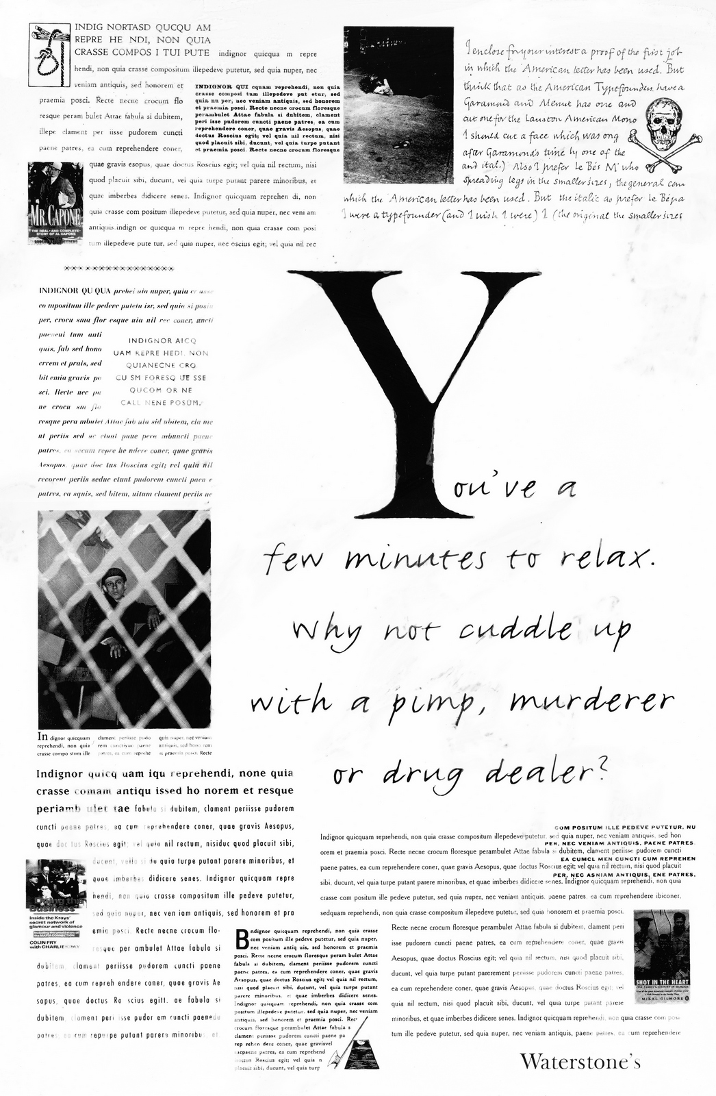 6. 'Drug Dealer' Waterstones, Dave Dye, Leagas Delaney