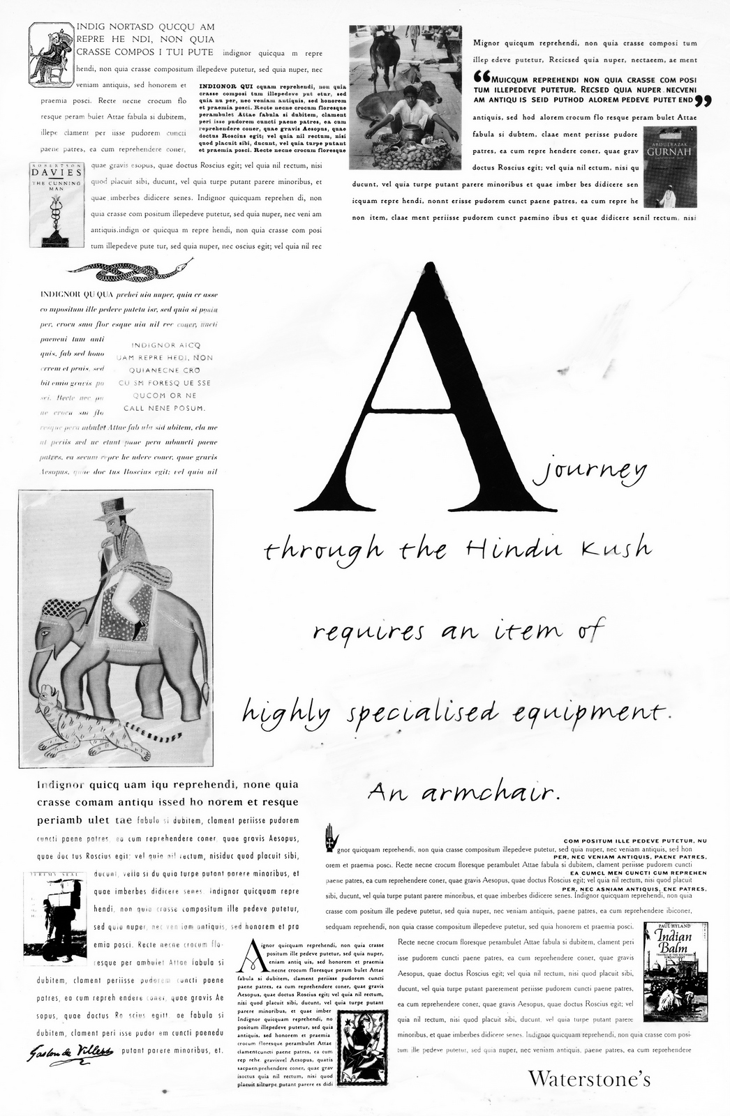 3. 'Hindu Kush' Waterstones, Dave Dye, Leagas Delaney