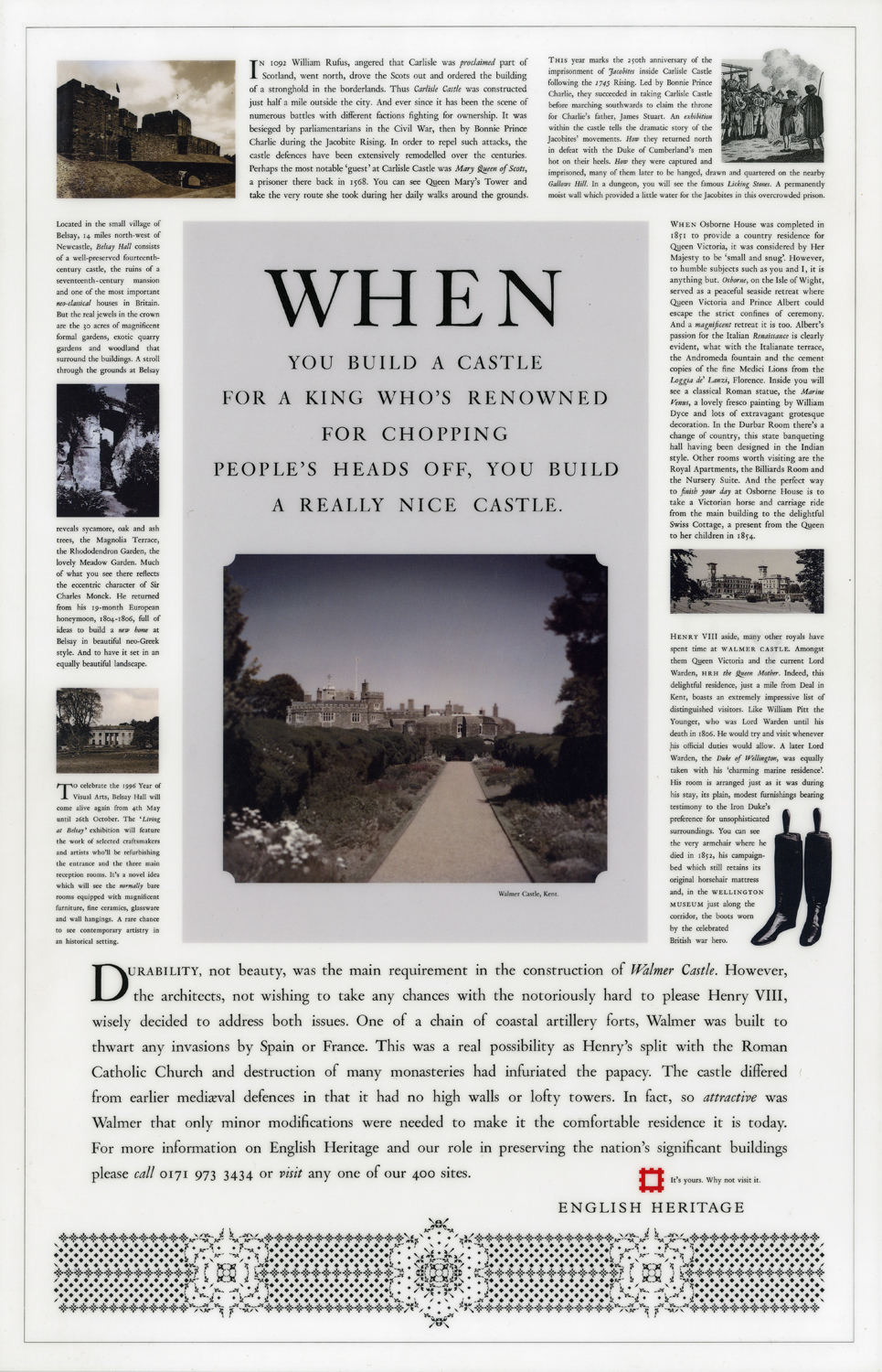 When You build a castle_English Heritage