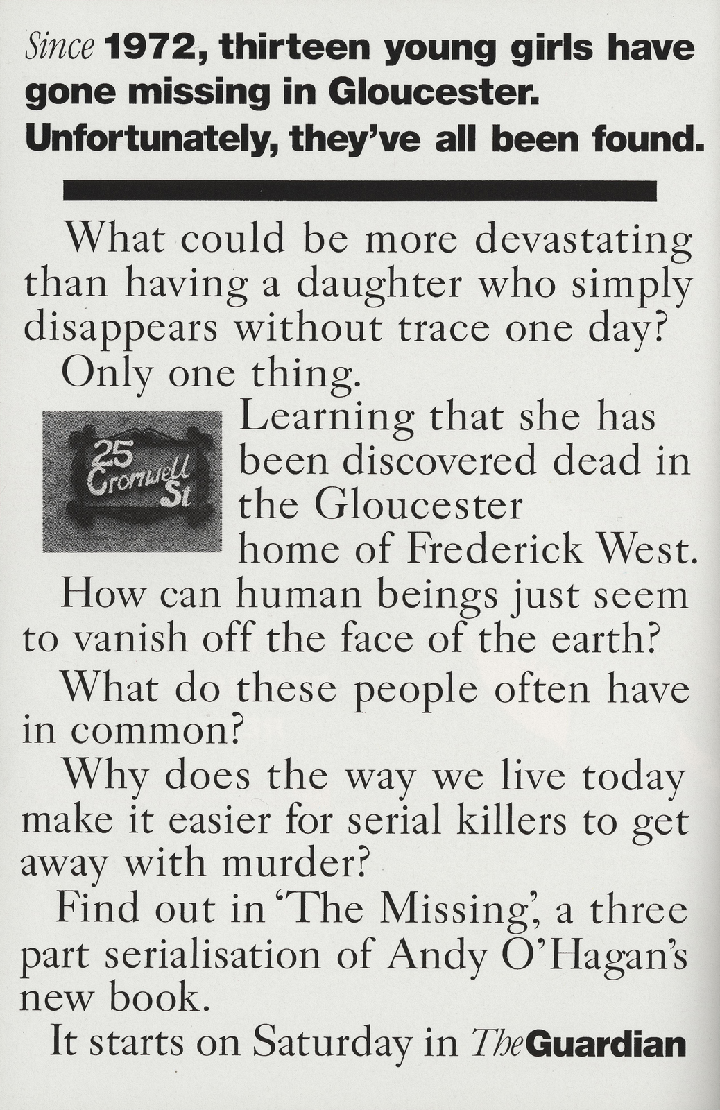 'Since 1972' The Guardian, 'Leagas Delaney.jpg