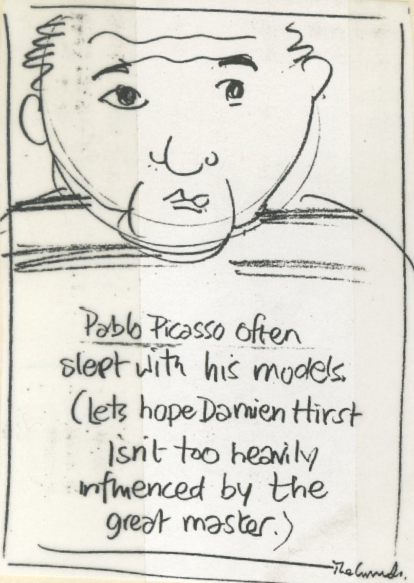 'Pablo Picasso' The Guardian, 'Leagas Delaney, Rough.jpg