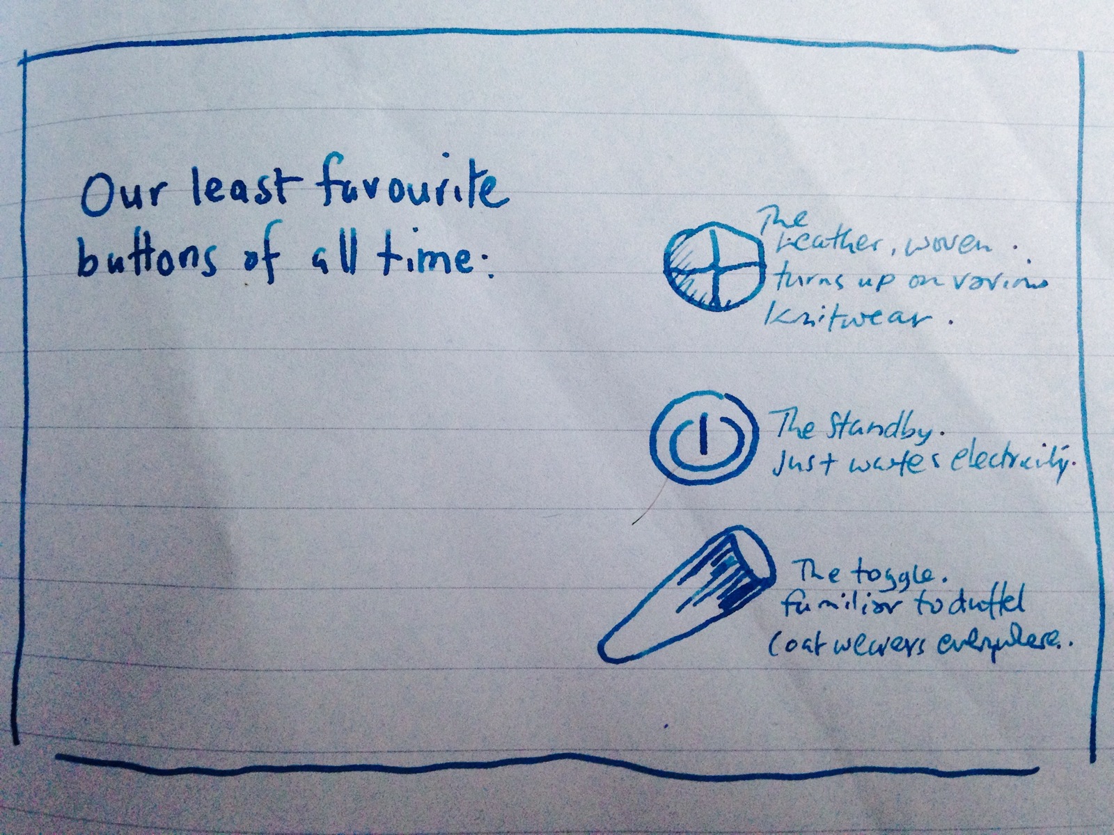 Howies %22Buttons%22 Scribble