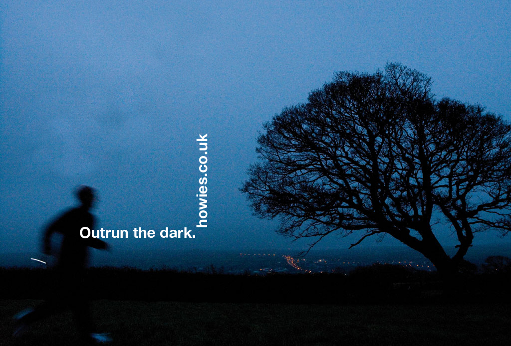 'Outrun the dark' Howies, DHM.jpg
