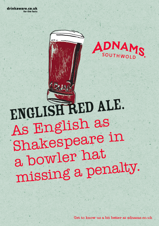 'As English As' English Red Ale, Adnams.png