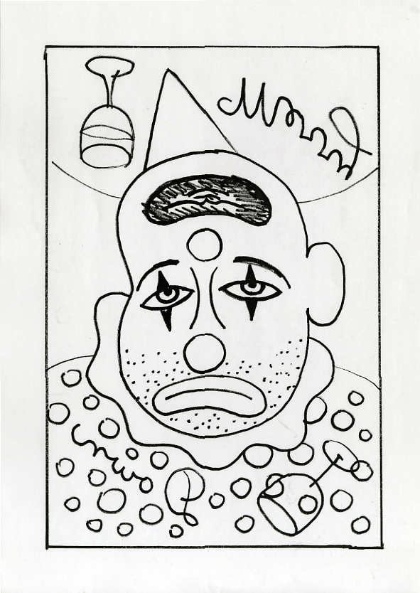 Merrydown, Paul Davis, Clowns rough- Down-01