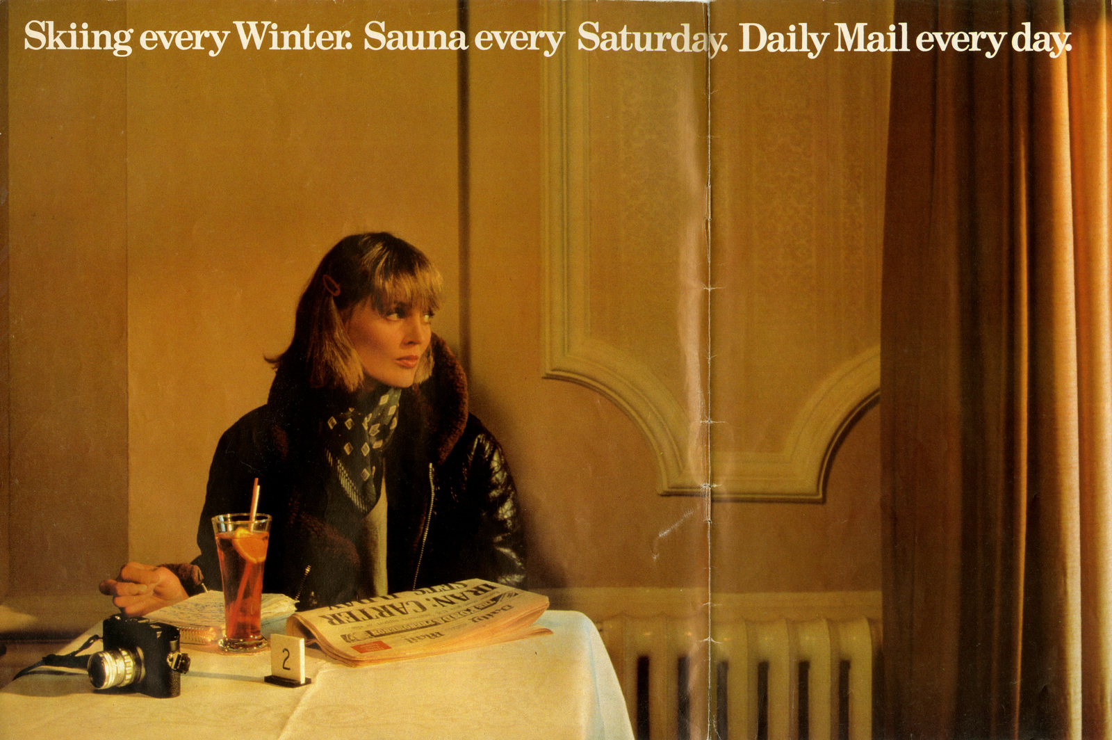 Paul Arden, Daily Mail 'Skiing'-01