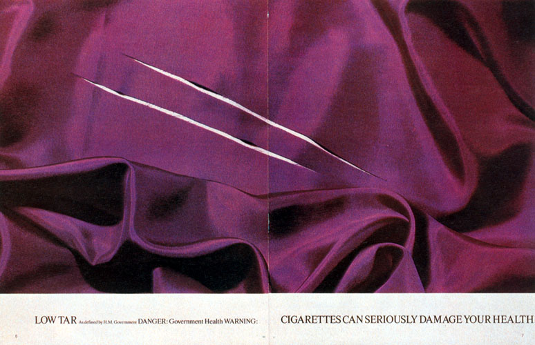 Paul Arden, Silk Cut 'Two Cuts'