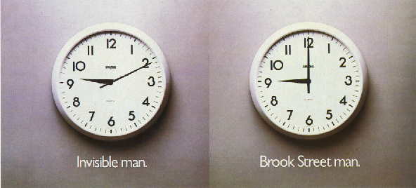 Paul Arden, Brook Street 'Clock'-01