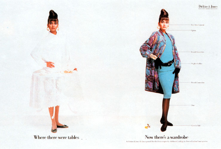 'Paul Arden, Dickens & Jones Tables'