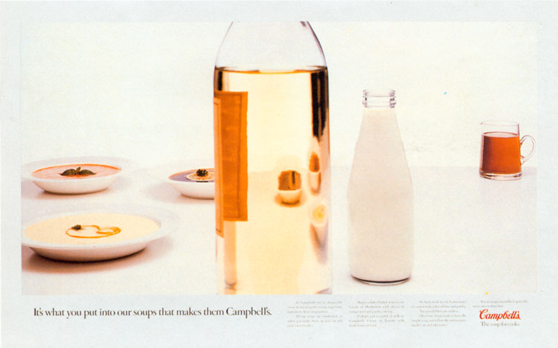 Paul Arden, Campbell's 'Wine bottle'