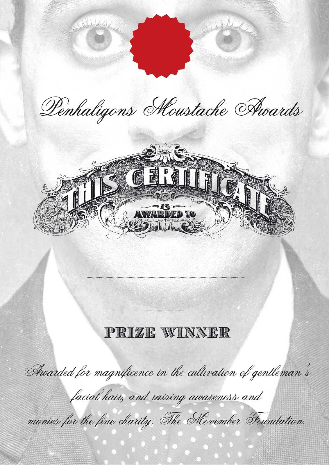 'Certificate 2 - Movember' Penhaligon's, DHM.jpg