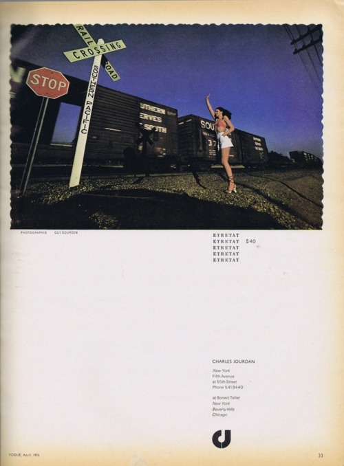 'Train Wave' Charles Jourdan, Guy Bourdain