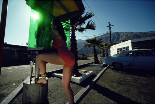 'Green Phonebooth' Charles Jourdan, Guy Bourdain