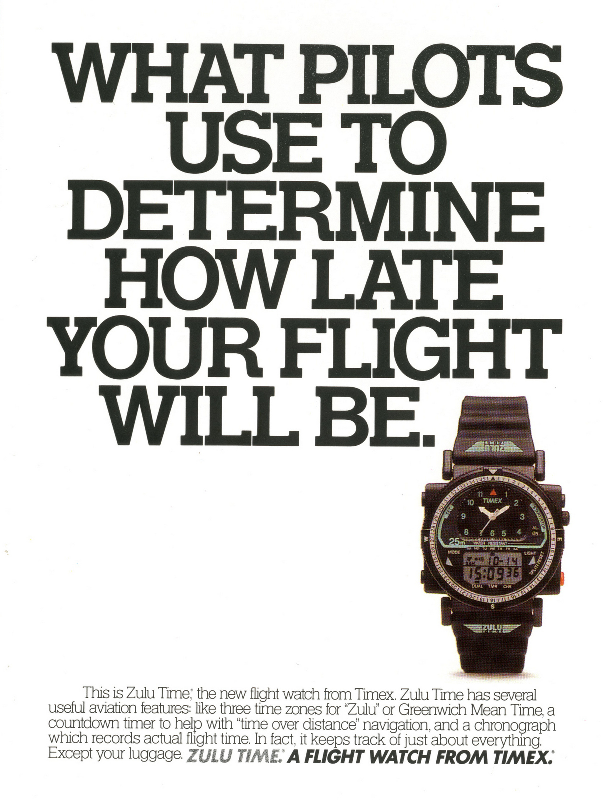 Fallon McElligott, Timex, 'Late'-01
