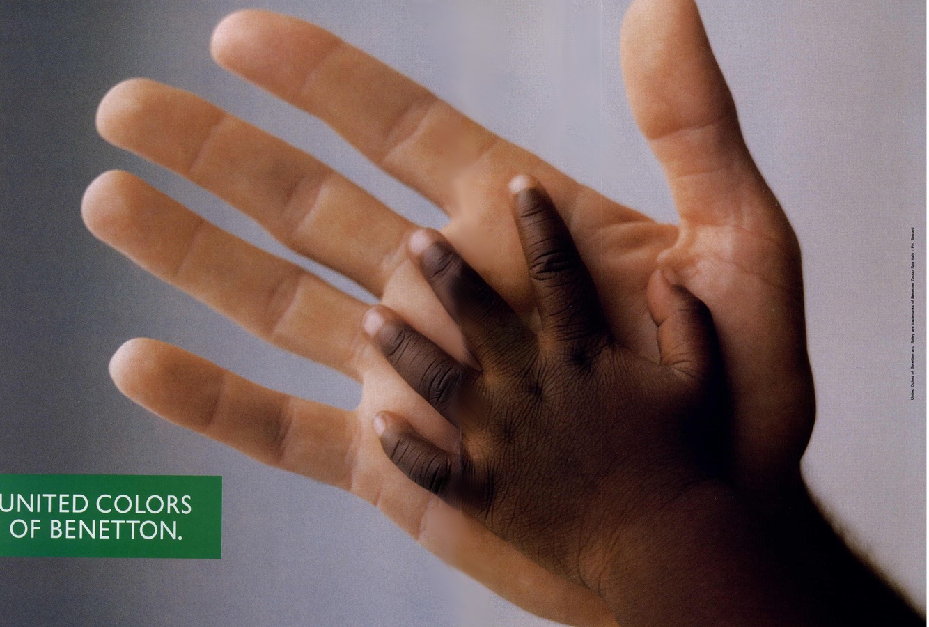 Benetton - Black & White Hands