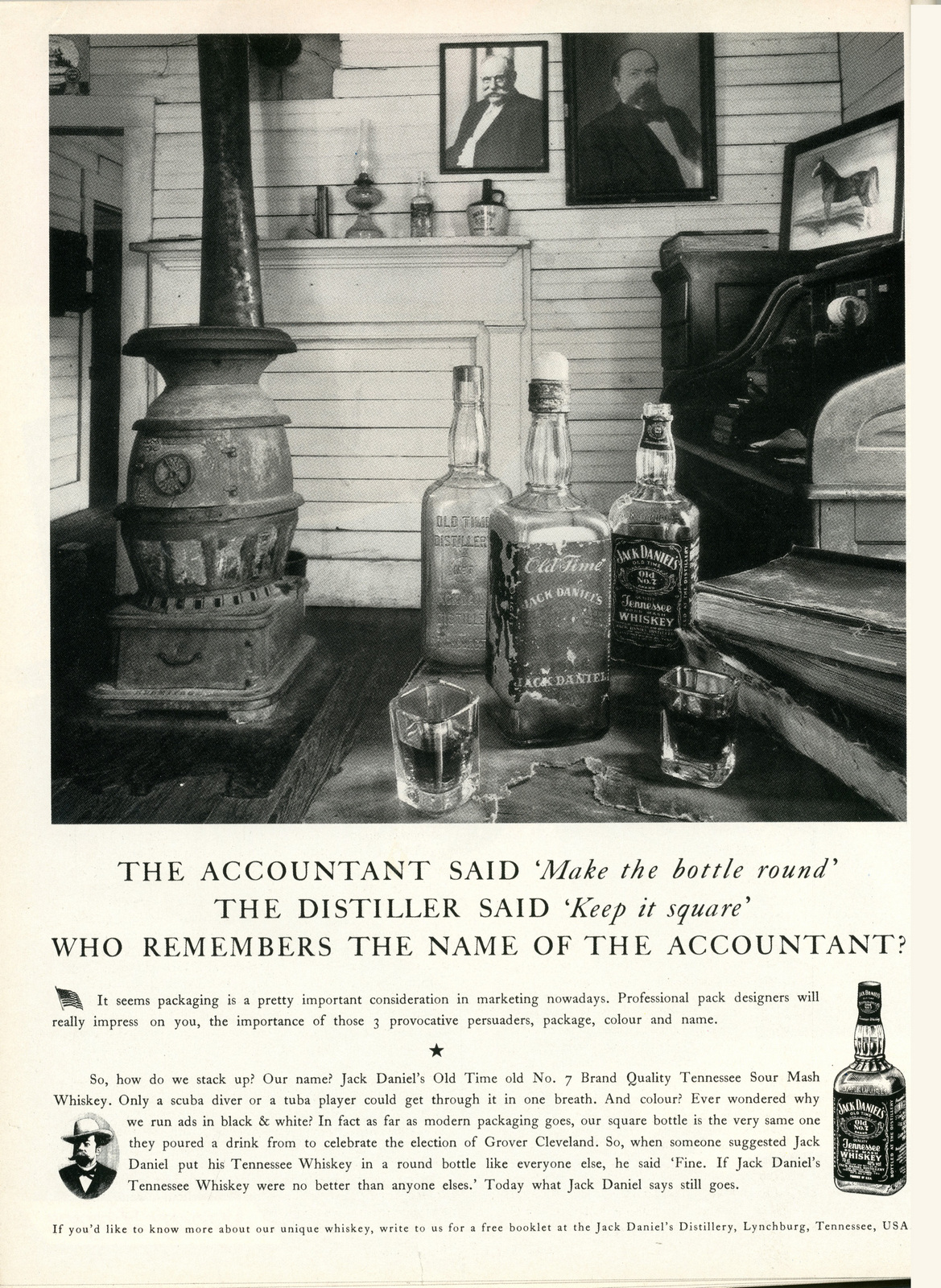 Jack Daniels 'Bottle' BMP-01