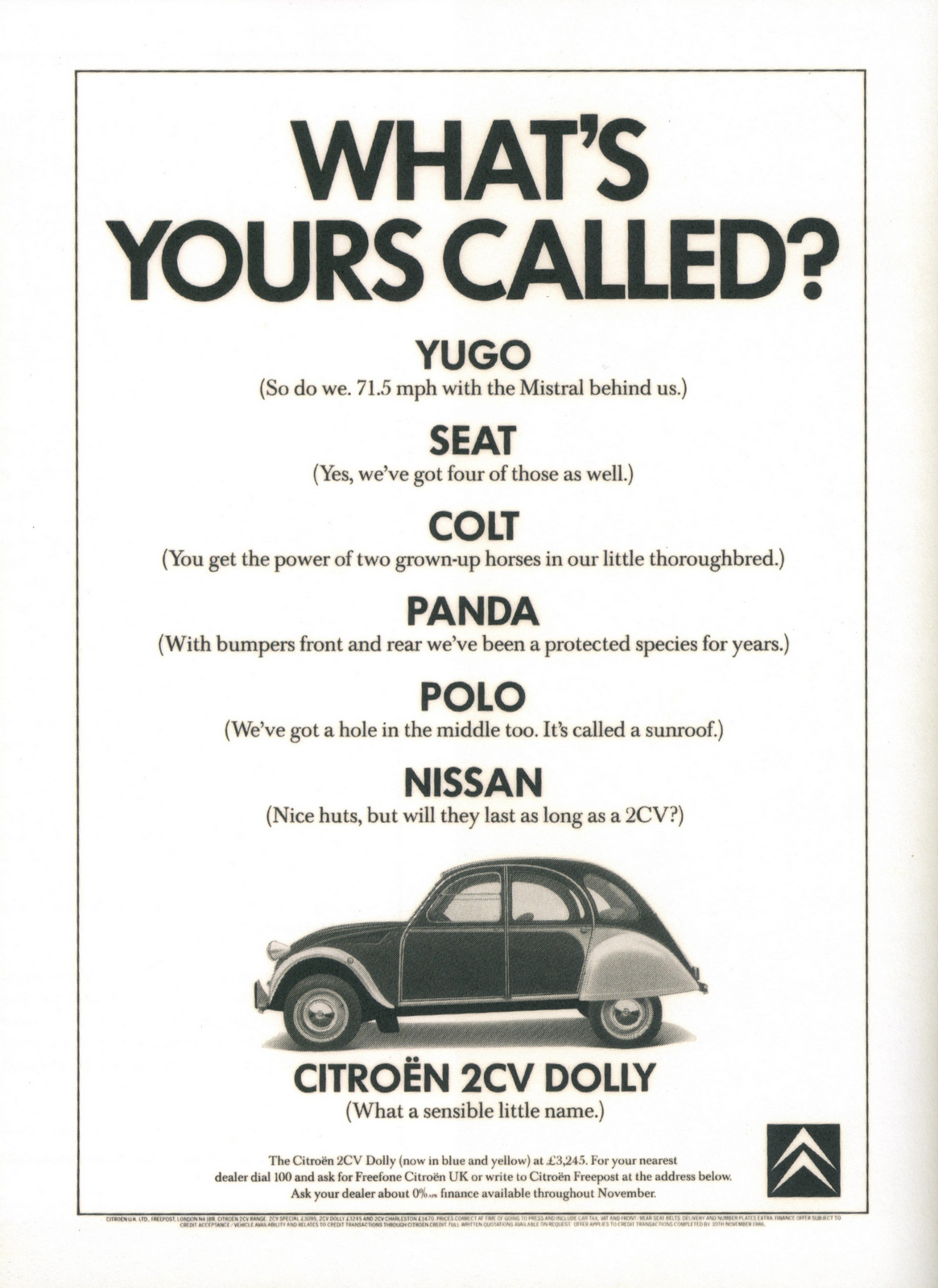 Citroen 2CV 'What's Yours Called?'-01