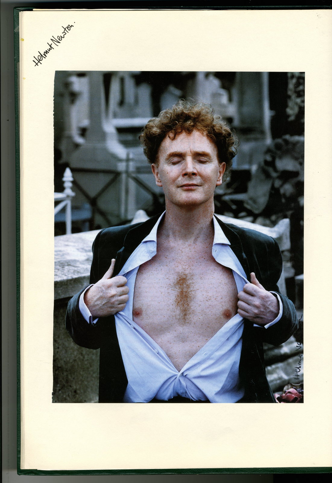 Dave Dye:Malcolm McLaren:Helmut Newton