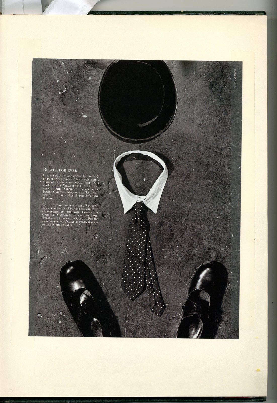 Dave Dye:Peter Lindbergh 'Hat & Shoes'