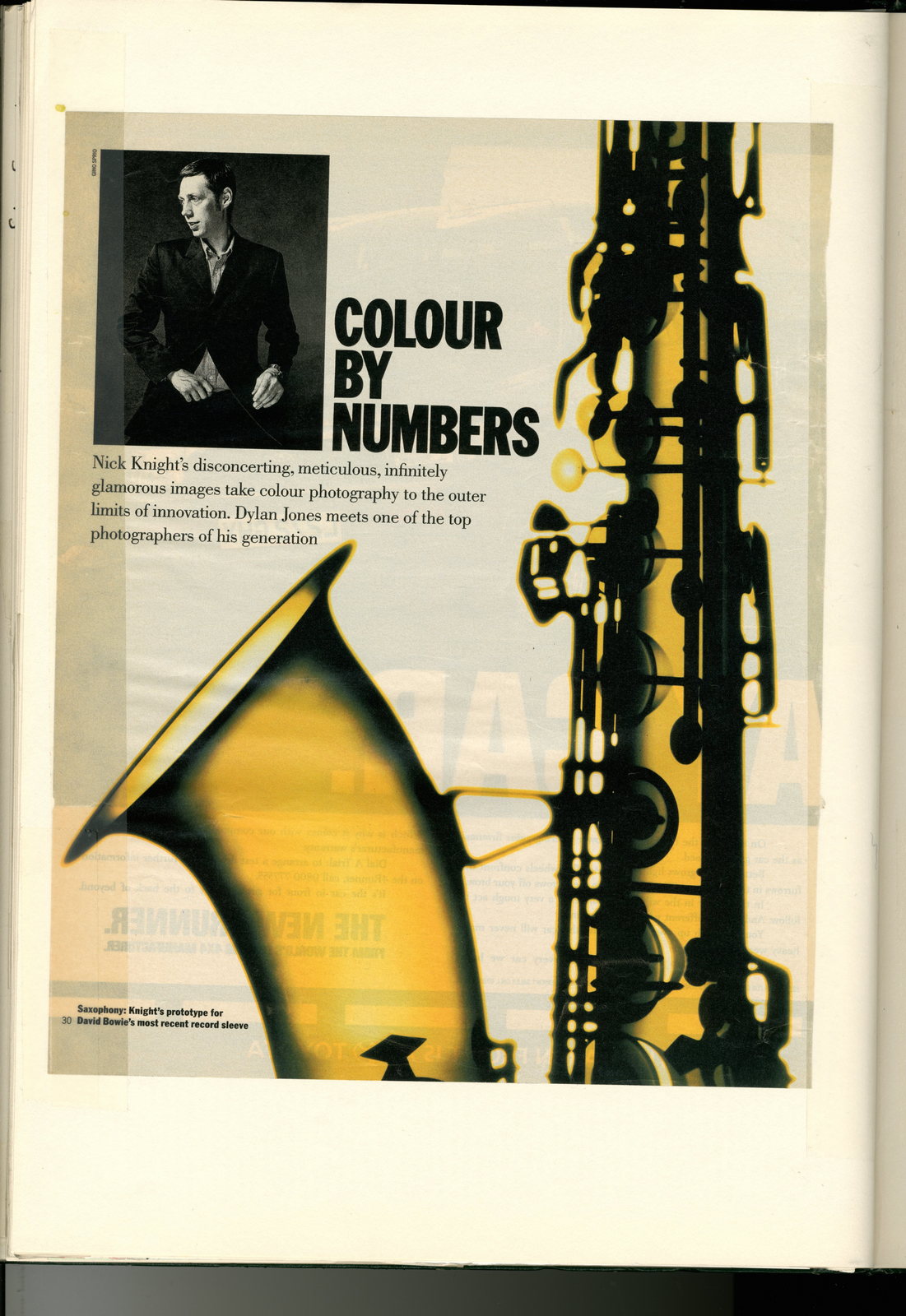 Nick Knight : Dave Dye : Sunday Times