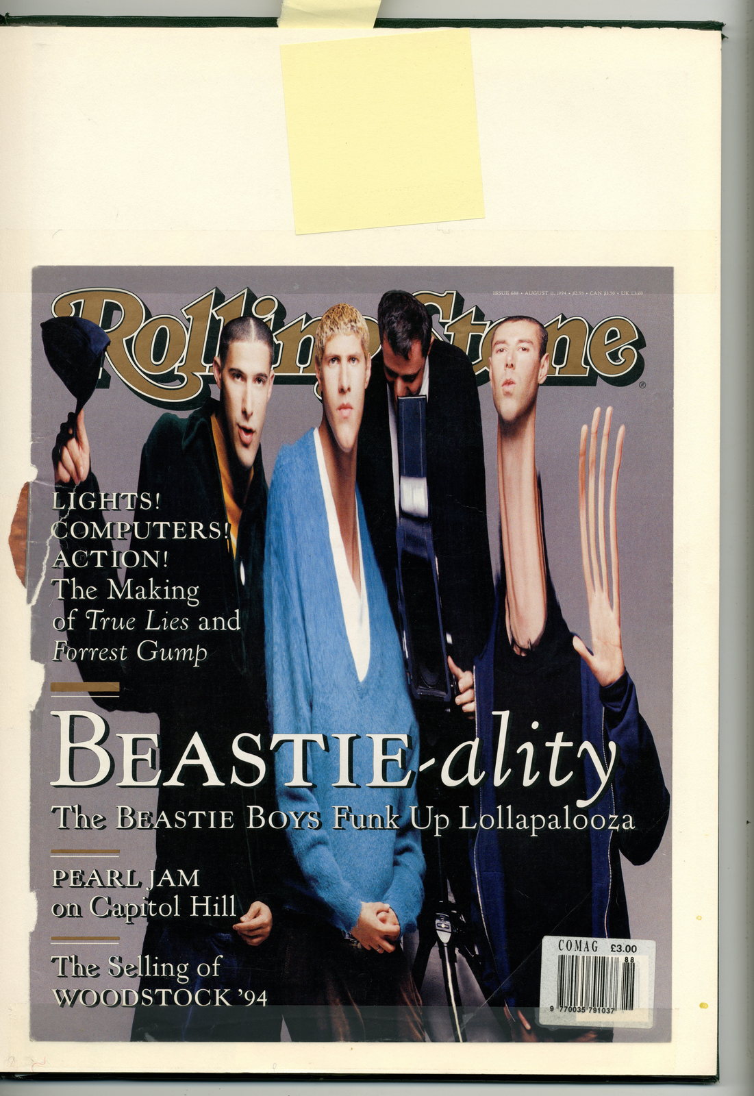 Rolling Stone Cover : Beastie Boys : Mark Siegler : Dave Dye