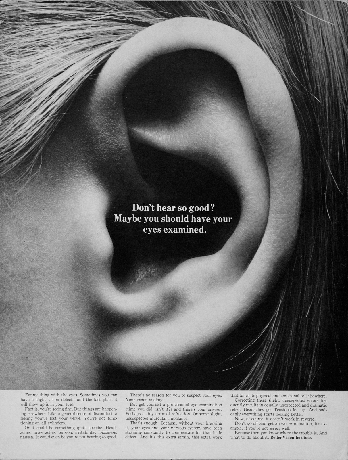 Better Vision Institute 'Ear' Len Sirowitz, DDB