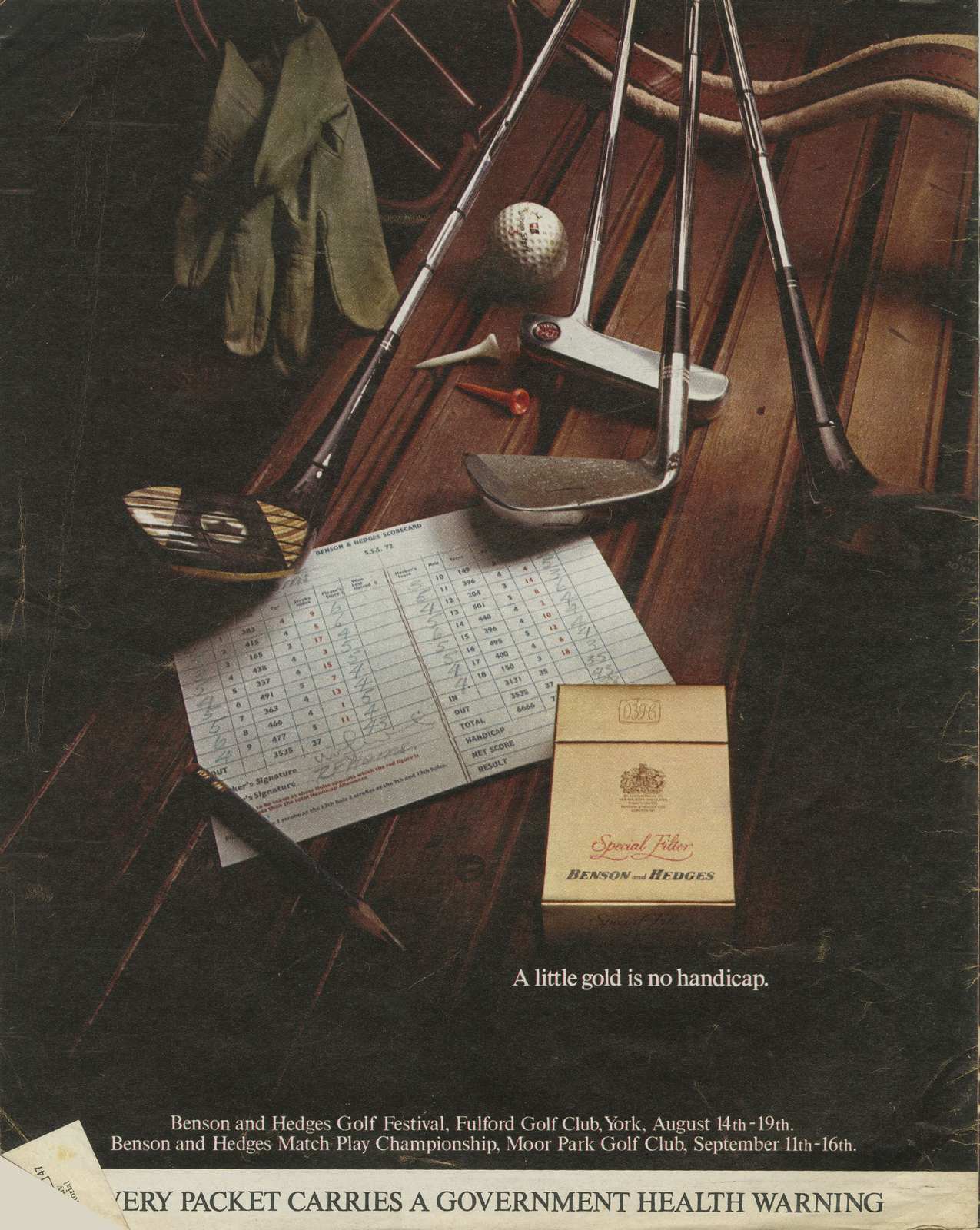 B&H Gold Box 'Golf Club' CDP-01