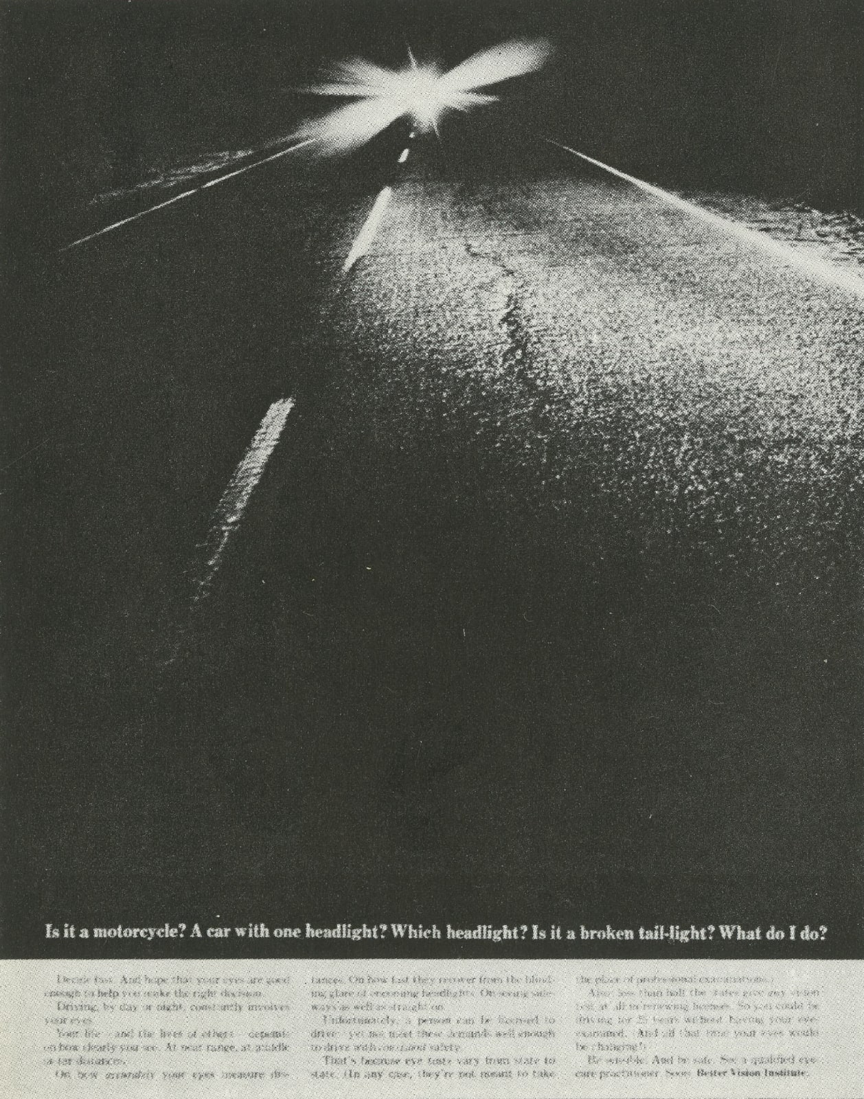 Better Vision Institute 'Car Lights' Len Sirowitz, DDB-01