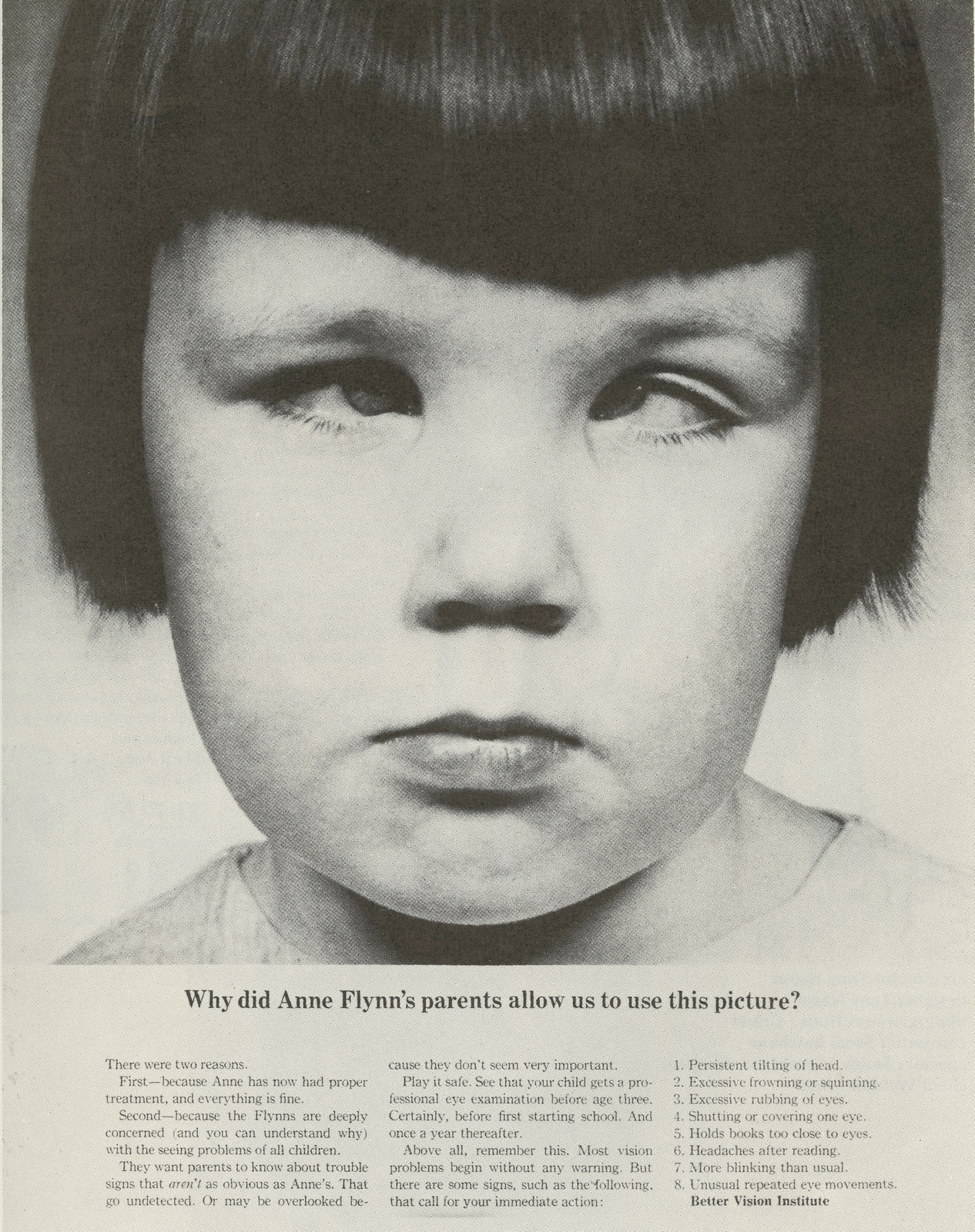 Better Vision Institute 'Anne Flynn' Len Sirowitz, DDB-01