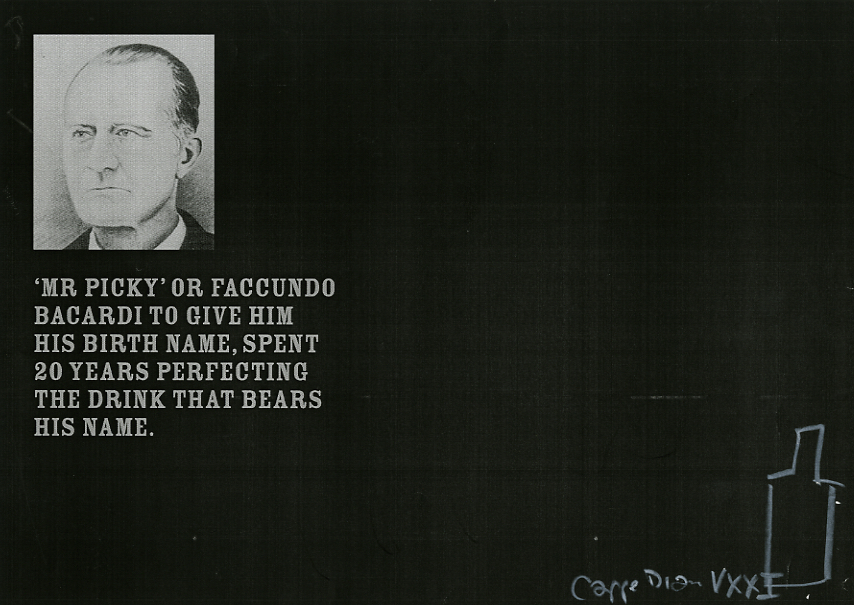 Bacardi, Pitch, %22Mr Picky', CDD