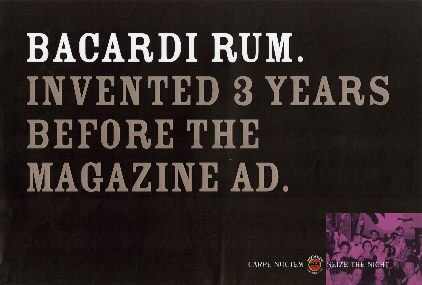 Bacardi, Pitch, %22Magazine ad', CDD