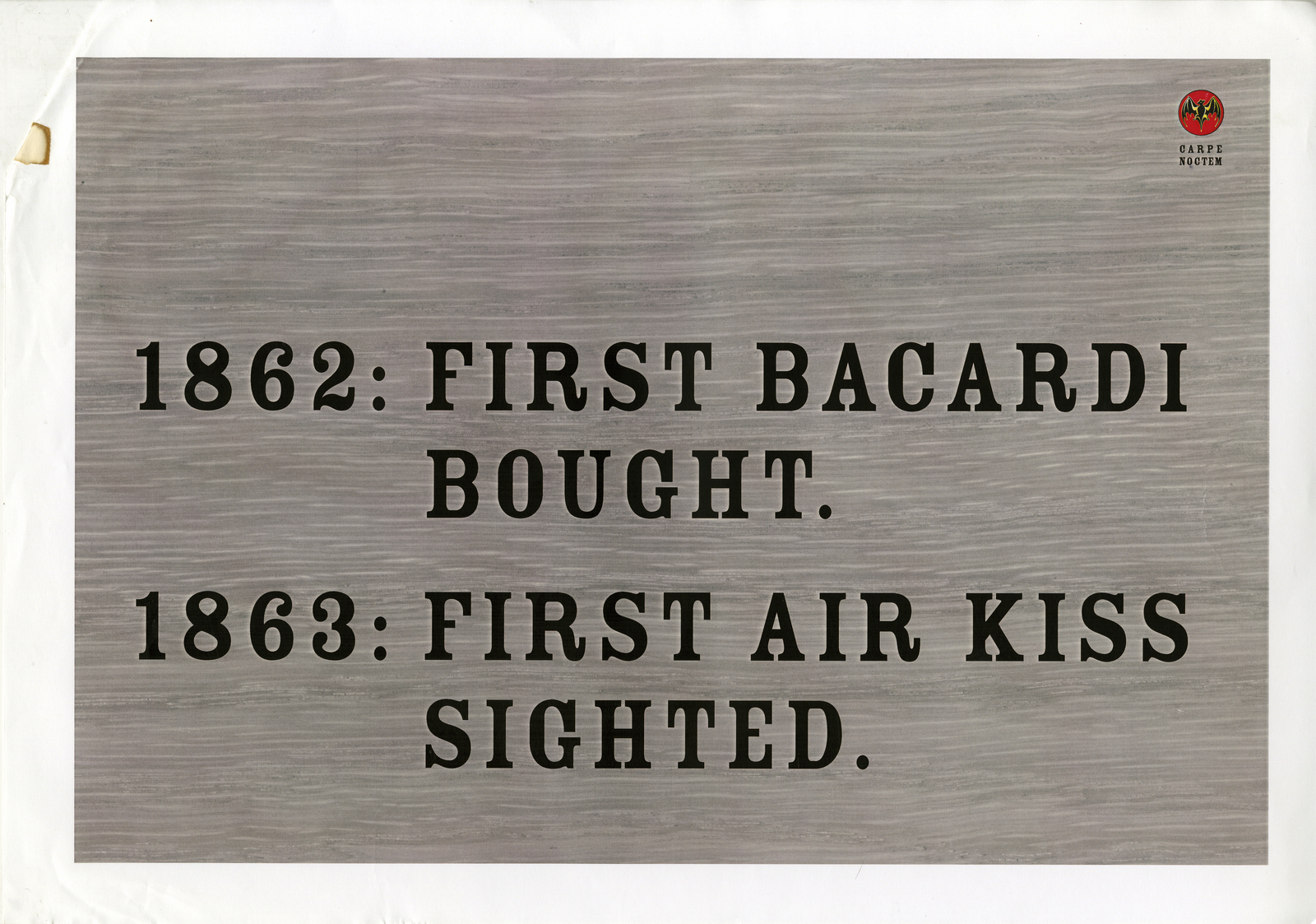 Bacardi, Pitch, %22Air Kiss', CDD