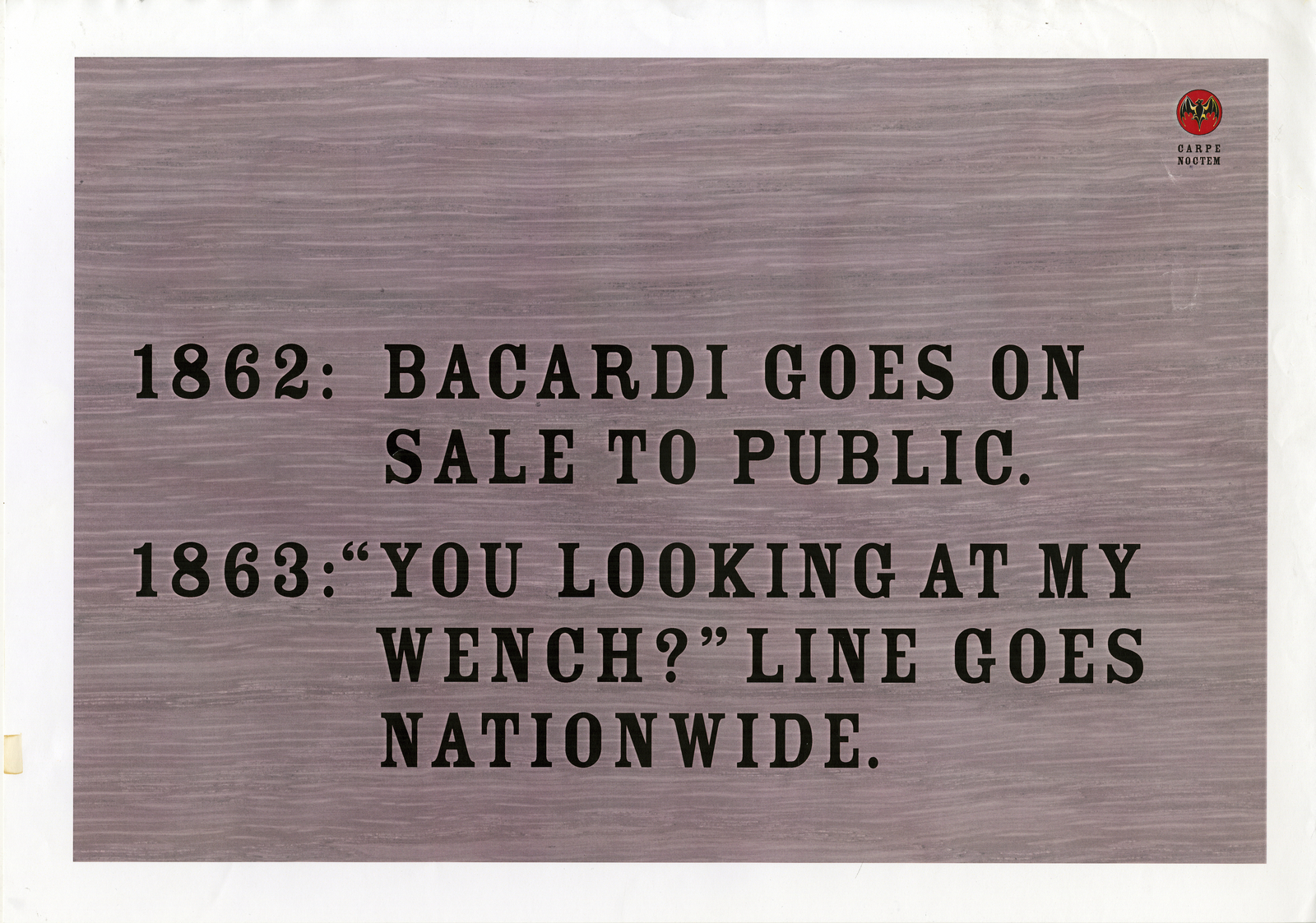 Bacardi, Pitch, %22My Wench?', CDD