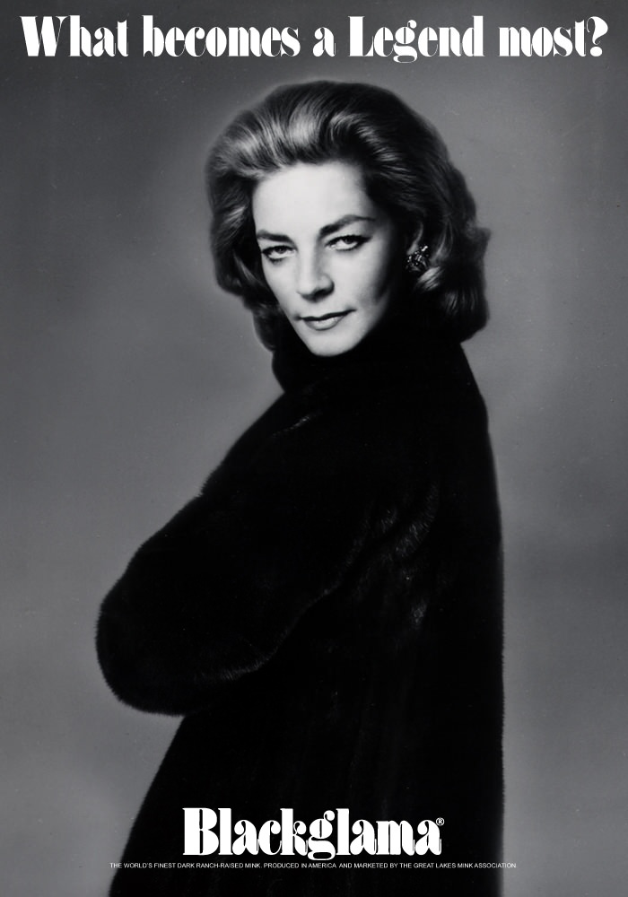 Blackgamma ad - 1968 lauren bacall