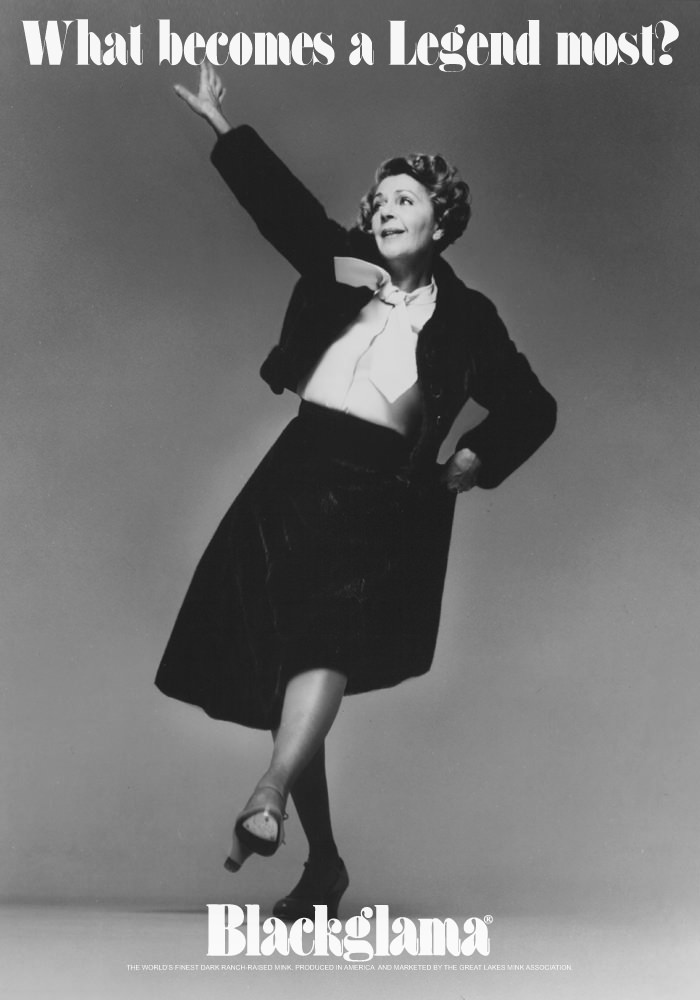 Blackgamma ad - 1971 ruby keeler