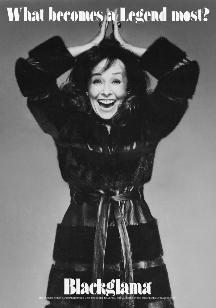 Blackgamma ad - 1971 paulette goddard