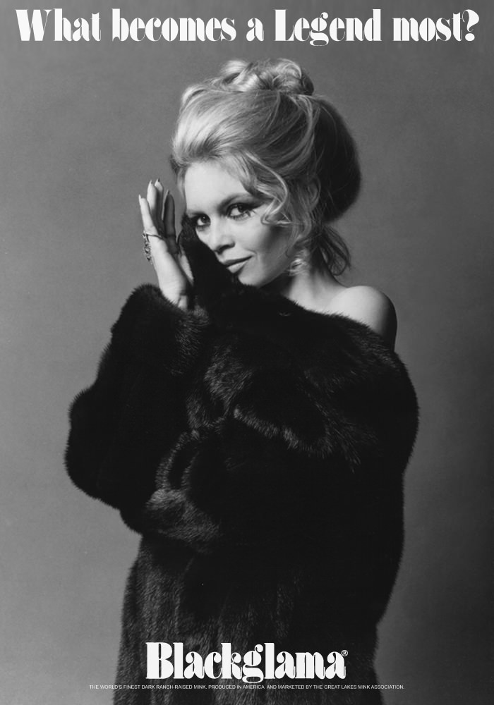 Blackgamma ad - 1970 bridget bardot