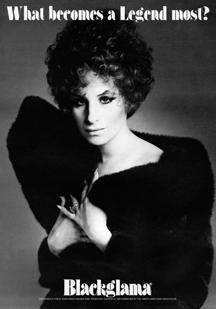 Blackgamma ad - 1968, barbra streisand