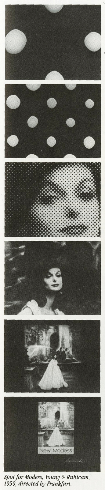 Steve Frankfurt, Modess 'Spots'*