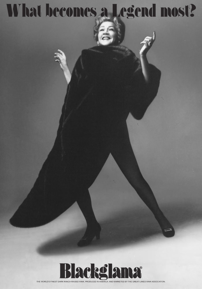 Blackgamma ad - 1972 ethel merman