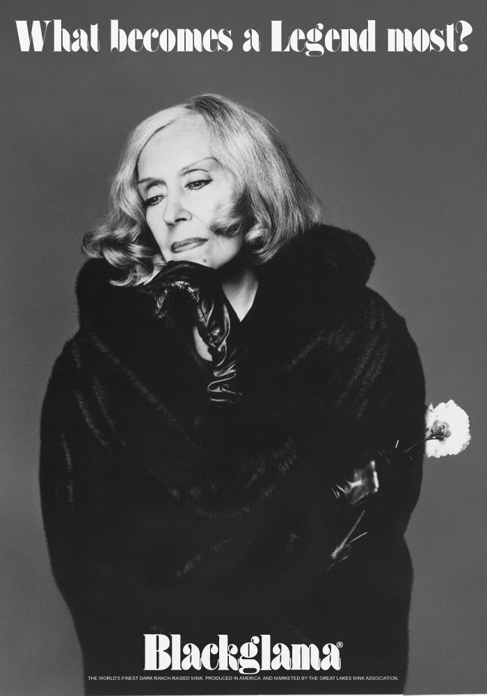 Blackgamma ad - 1981 gloria swanson