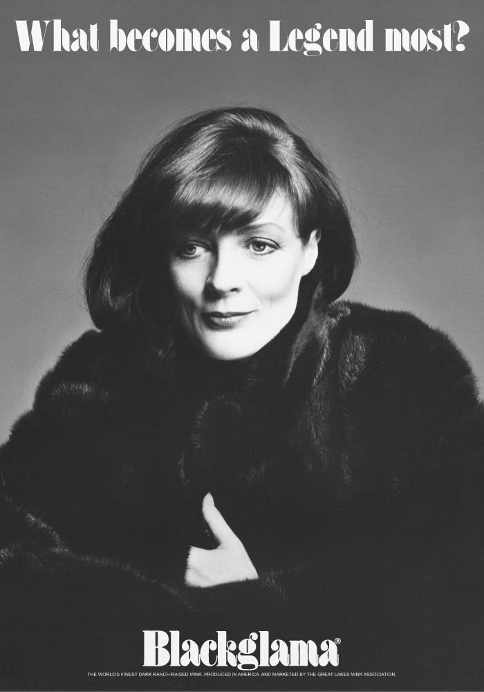 Blackgamma ad - 1980 maggie smith
