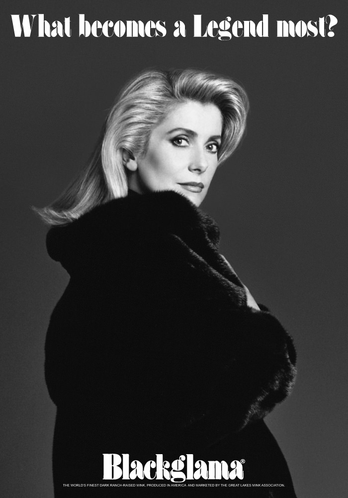 Blackgamma ad - 1989 catherine deneuve