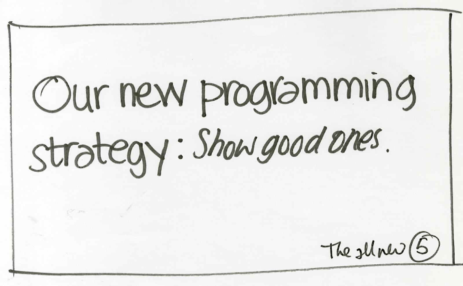Channel 5, Pitch, rough, 'Strategy' CDD-01