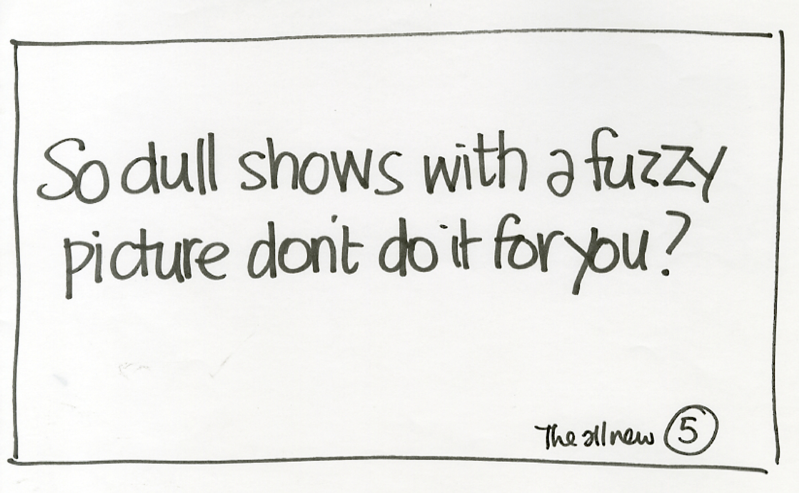 Channel 5, Pitch, rough, 'Fuzzy' CDD-01