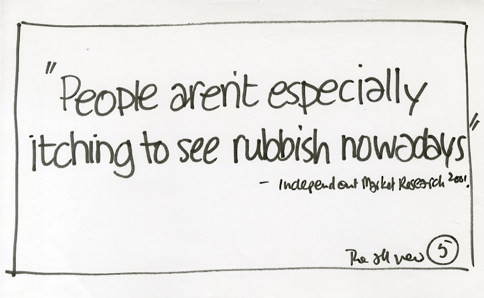 Channel 5, Pitch, rough, 'Independent' CDD-01