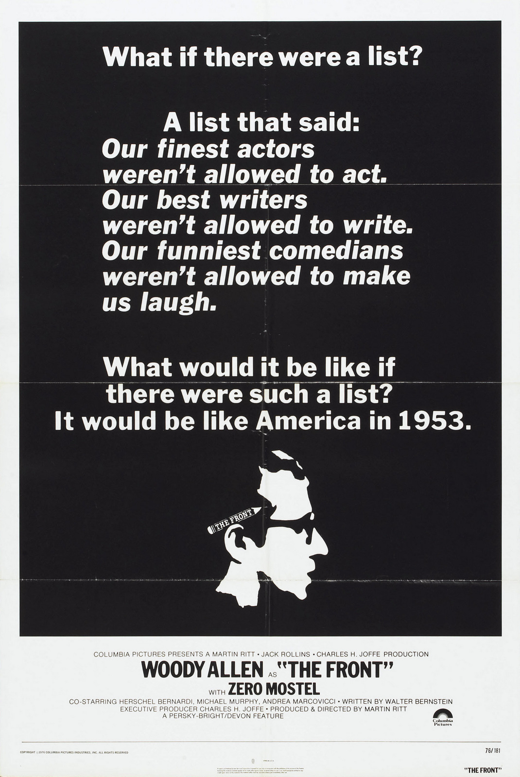 Steve Frankfurt - The Front' Poster, (Long Copy)