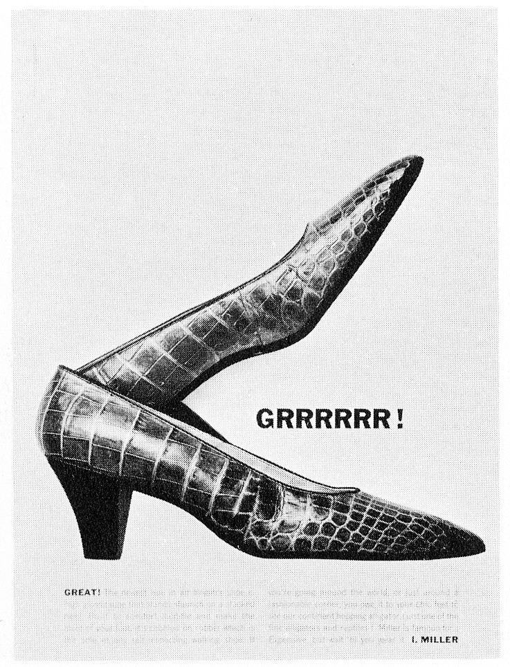 Jane Trahey, I. Miller 'Grrrr'