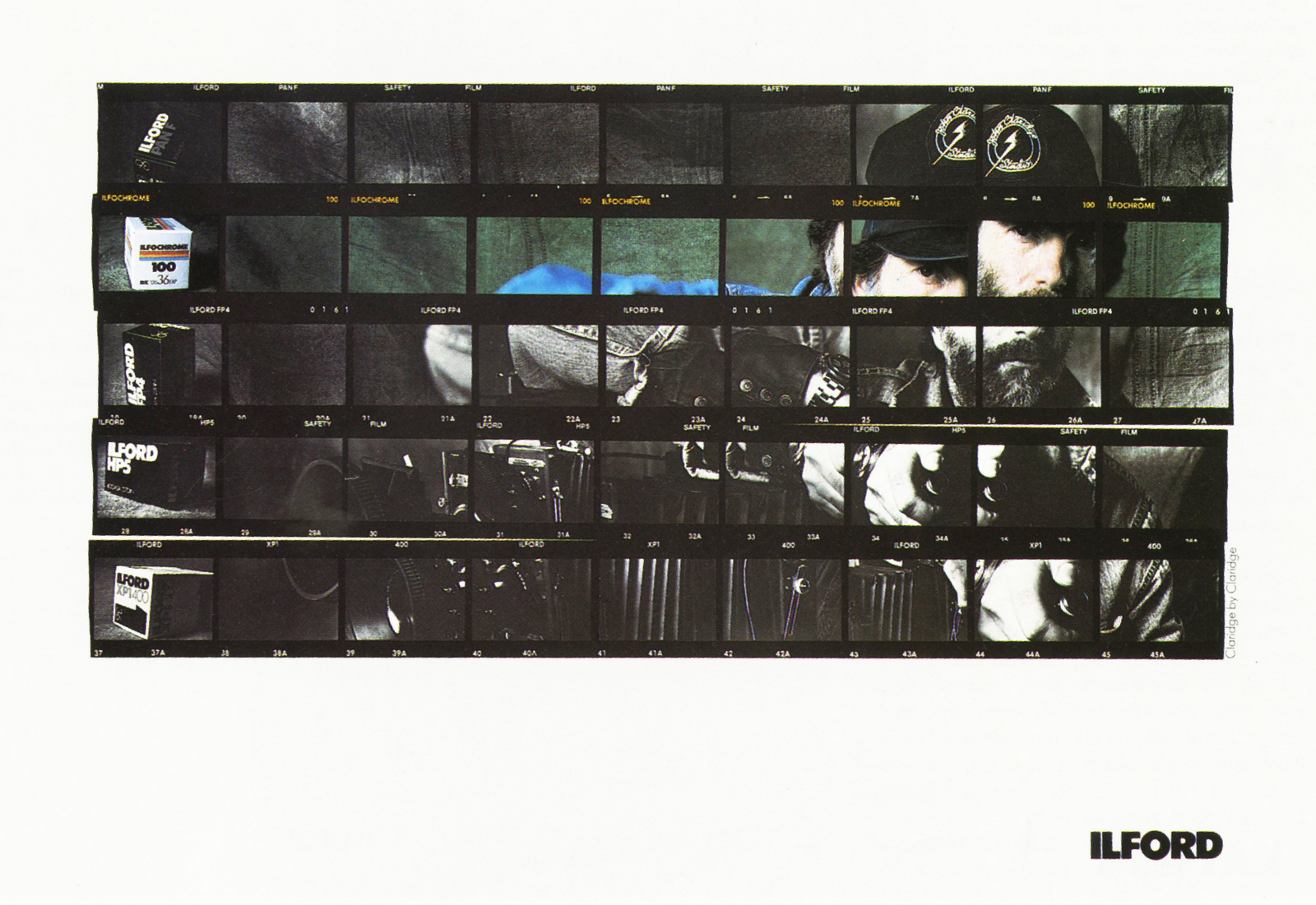 John Claridge, Ilford Films ad, Aspect*