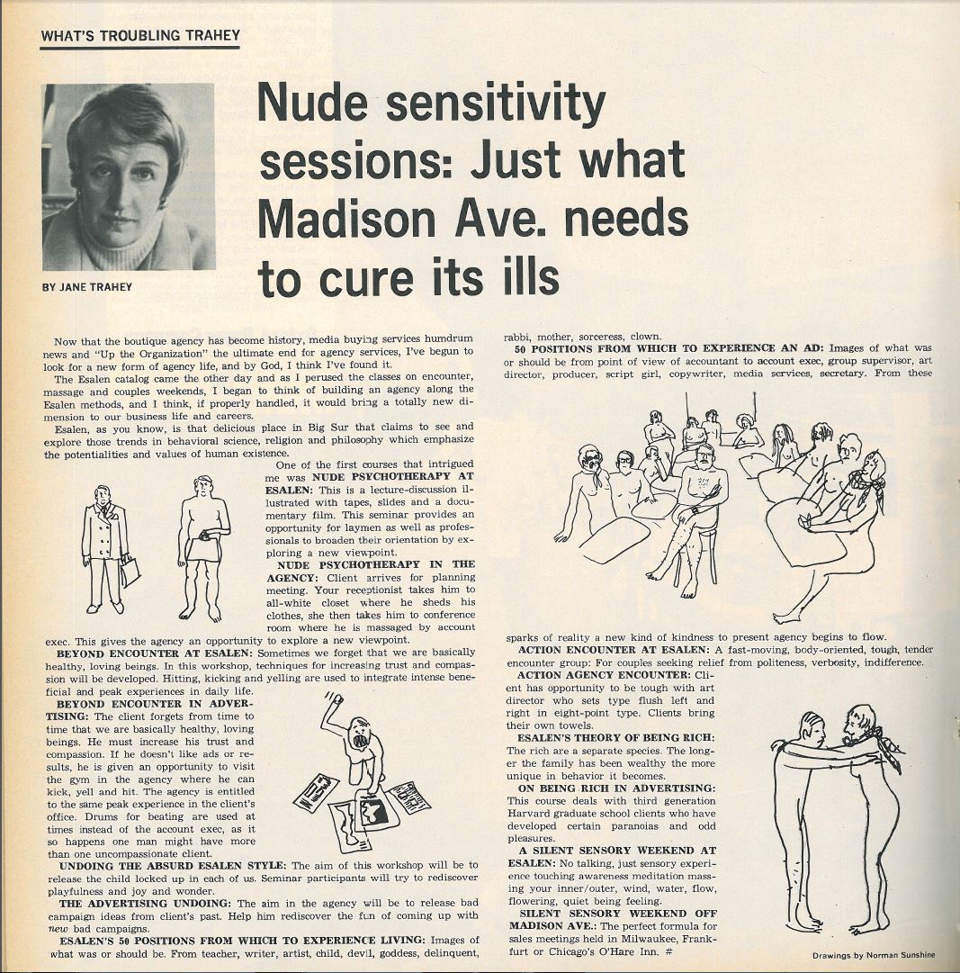 Jane Trahey, Women & POwer article